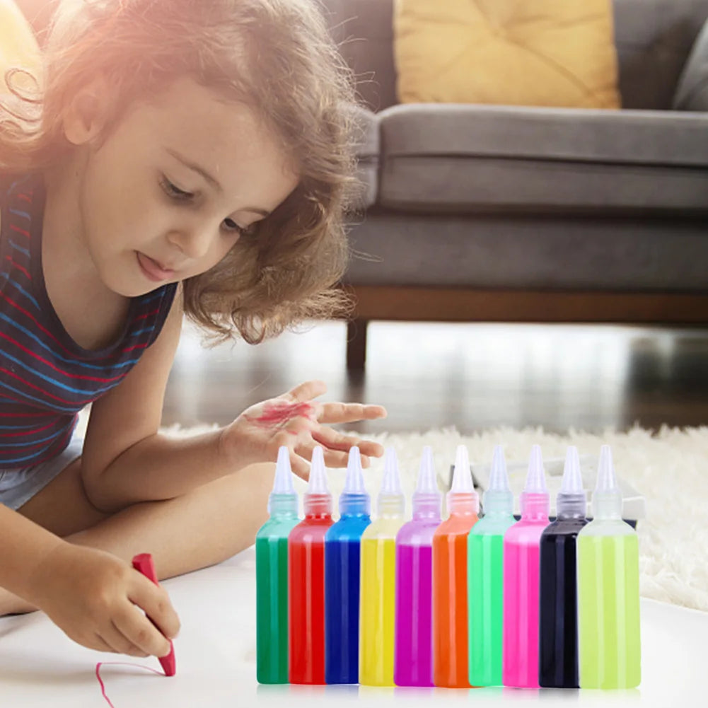DIY Magic Water Kids Handmade Craft Painting Stickers Fairy Gel Ocean MoldEducation