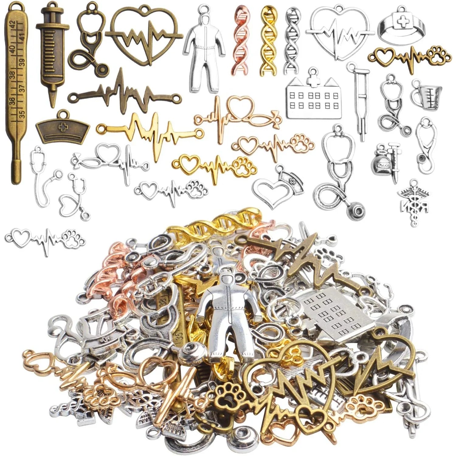 100g(about 40-70pcs) Medical Crafts Pendants