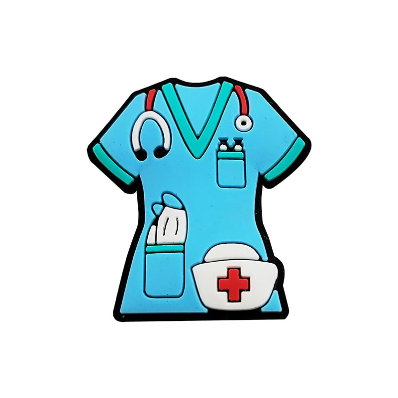 Nurse healthcare Shoe Charms Pin for Crocs Accessories Charms Clog