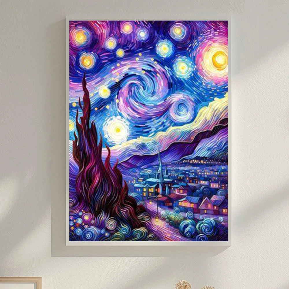 6 Kinds Of Patterns Scenery Animals Diamond Painting Art Kits 5D