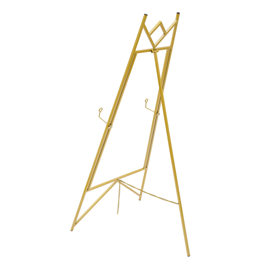 2 Pack Portable Art Gold Easel Stand for Wedding Sign & Poster