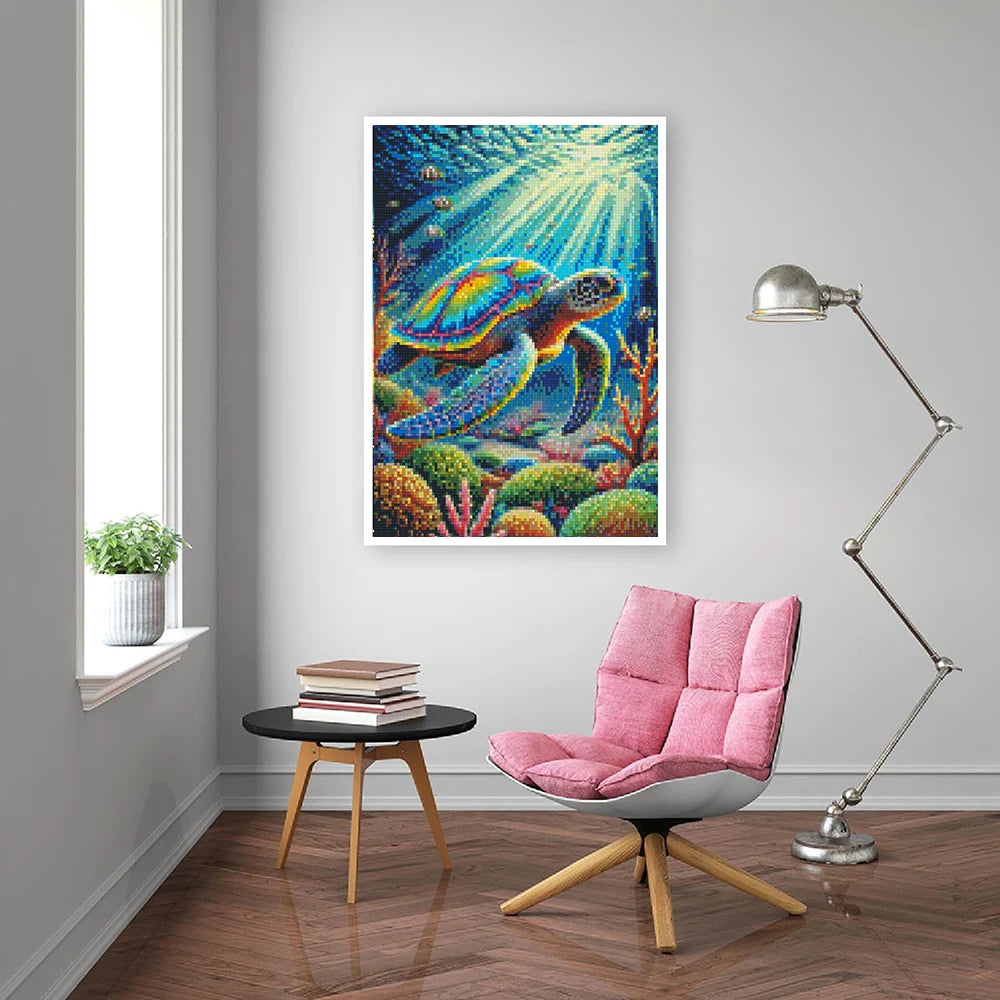 New Stunning Sea Turtle Full Diamond Painting Kit