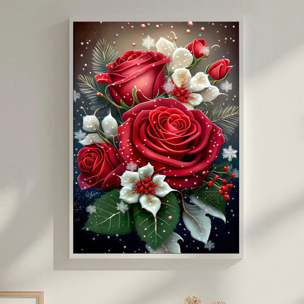 DIY Mosaic Rose Diamond Painting Kit 12x16inch