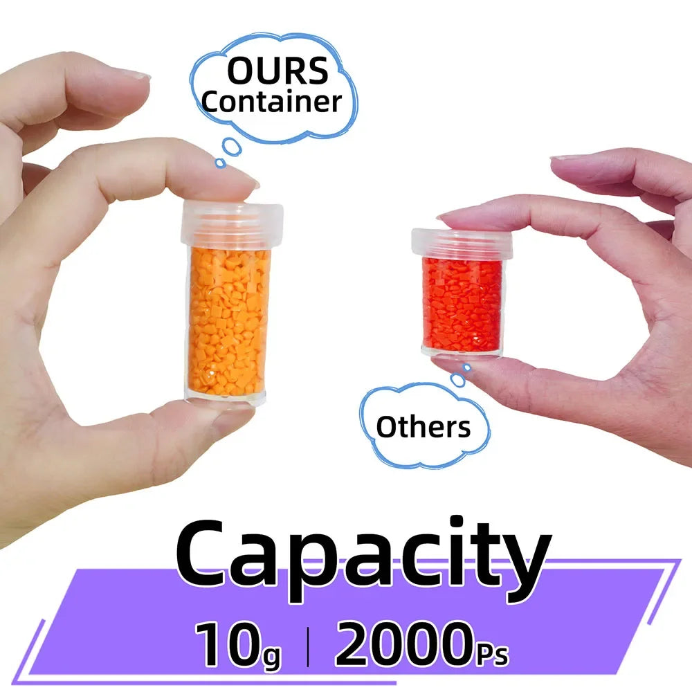 30/60/120/240 Jars DIY Diamond Painting Multifunctional Storage Box