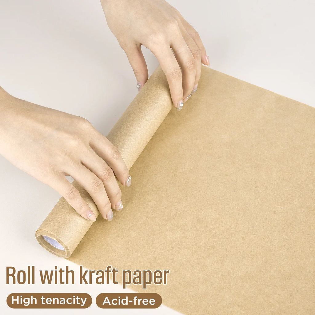 1 Roll 10M 10/30/40/45cm Of Kraft Paper Rol Wrapping