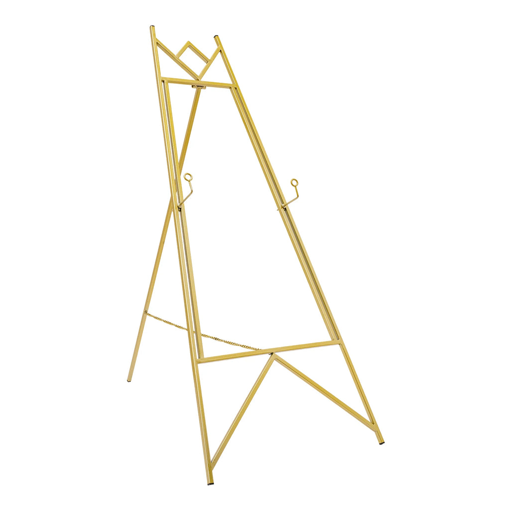 2 Pack Portable Art Gold Easel Stand for Wedding Sign & Poster