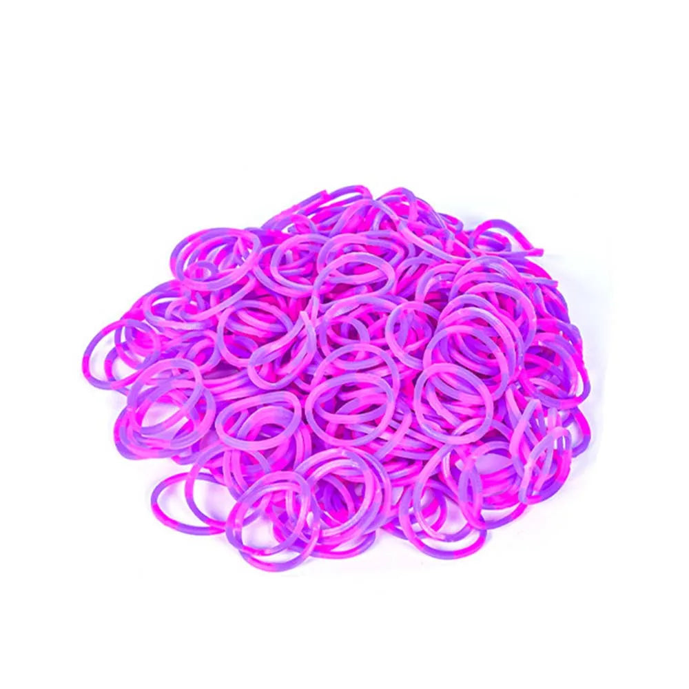 600pcs Loom Rubber Bands Kit Bracelet Making Kit for Kids Elastic Weaving