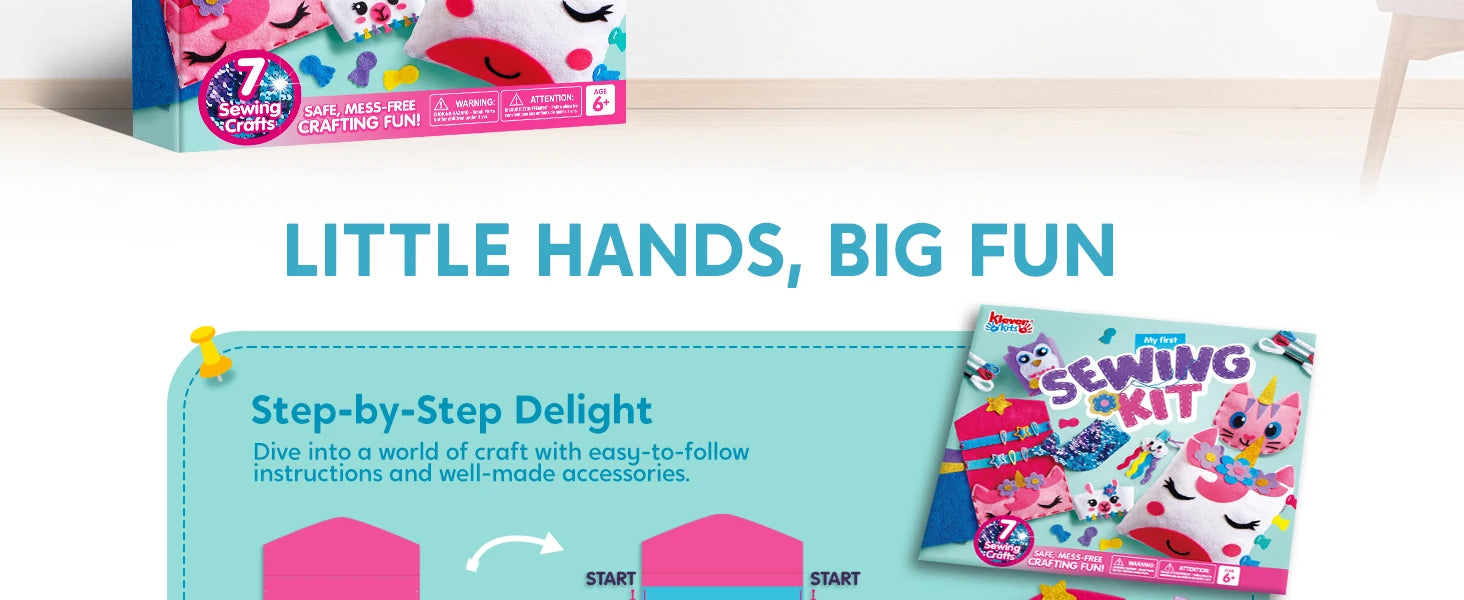 Sewing Projects My First Kids Sewing Kit- Easy DIY