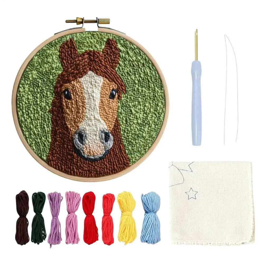Punch Needle Embroidery Starters Kit Punch Needle Kit