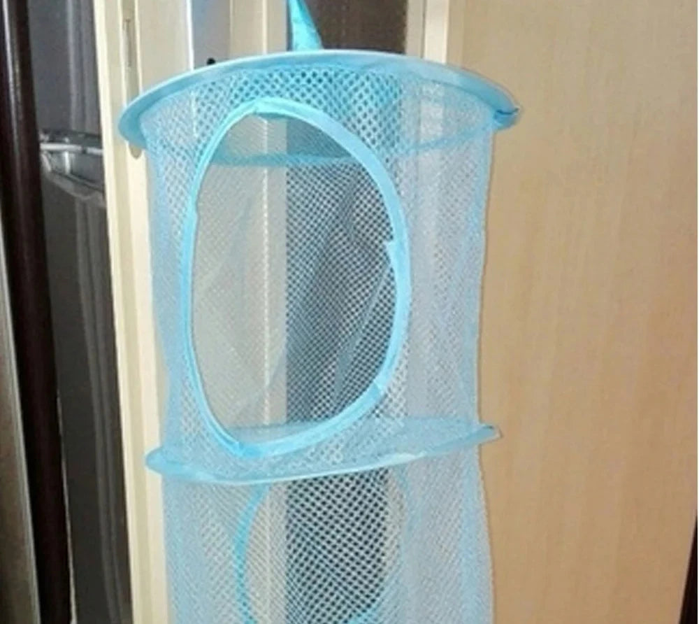Net Hanging Multi-layer Storage Hanging Cage Cylindrica, Kid Toy , crafts Basket