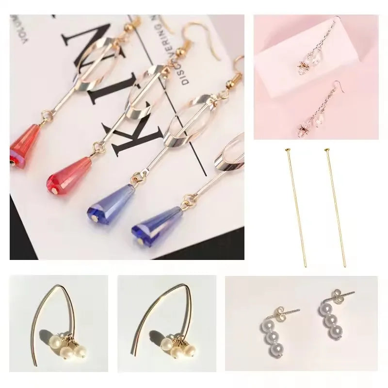 20/25/30/40/50mm Stainless Steel Flat Head Pins Earrings