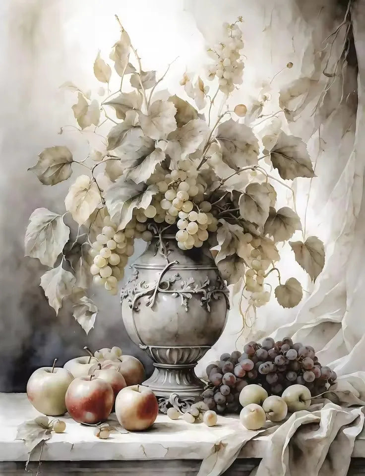 5D Diamond Painting Blossom Magnolia Blueberry Branch Flower Lemon Olive Art.