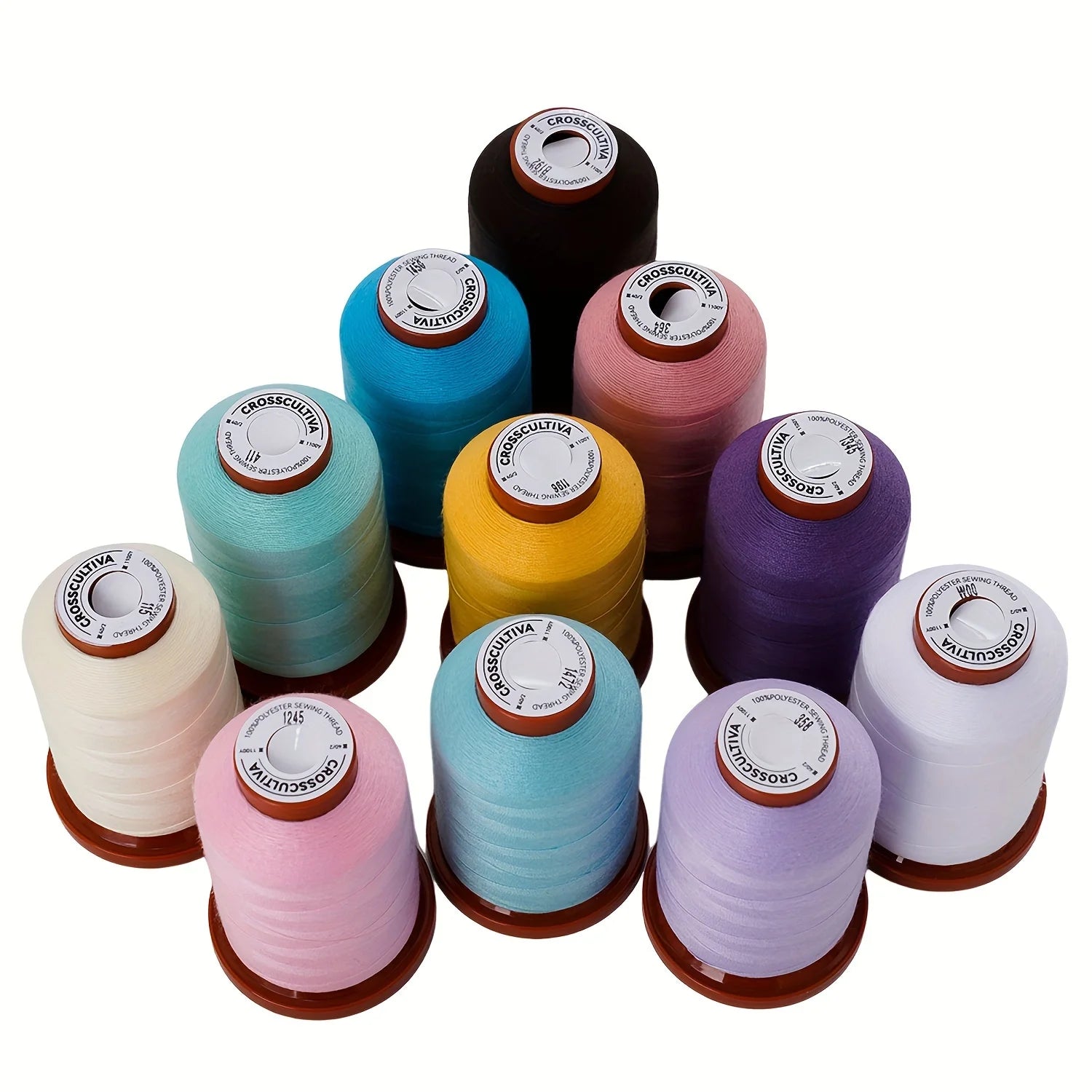 Sewing Threads Kits, 25 Colors 1100 Yards Per Spools