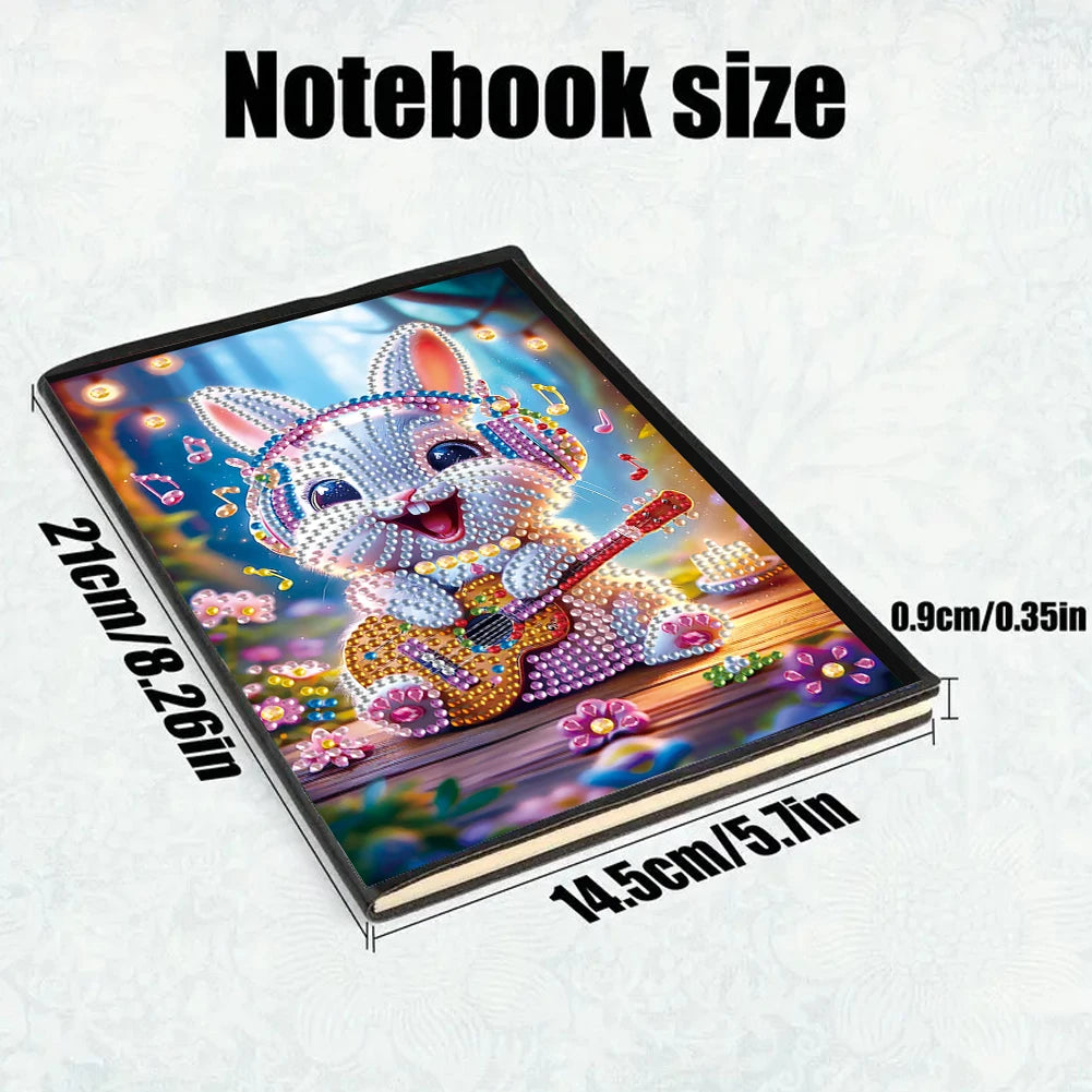 New 50-Page A5 Size 5D DIY Diamond Art Painting Notebook Kit