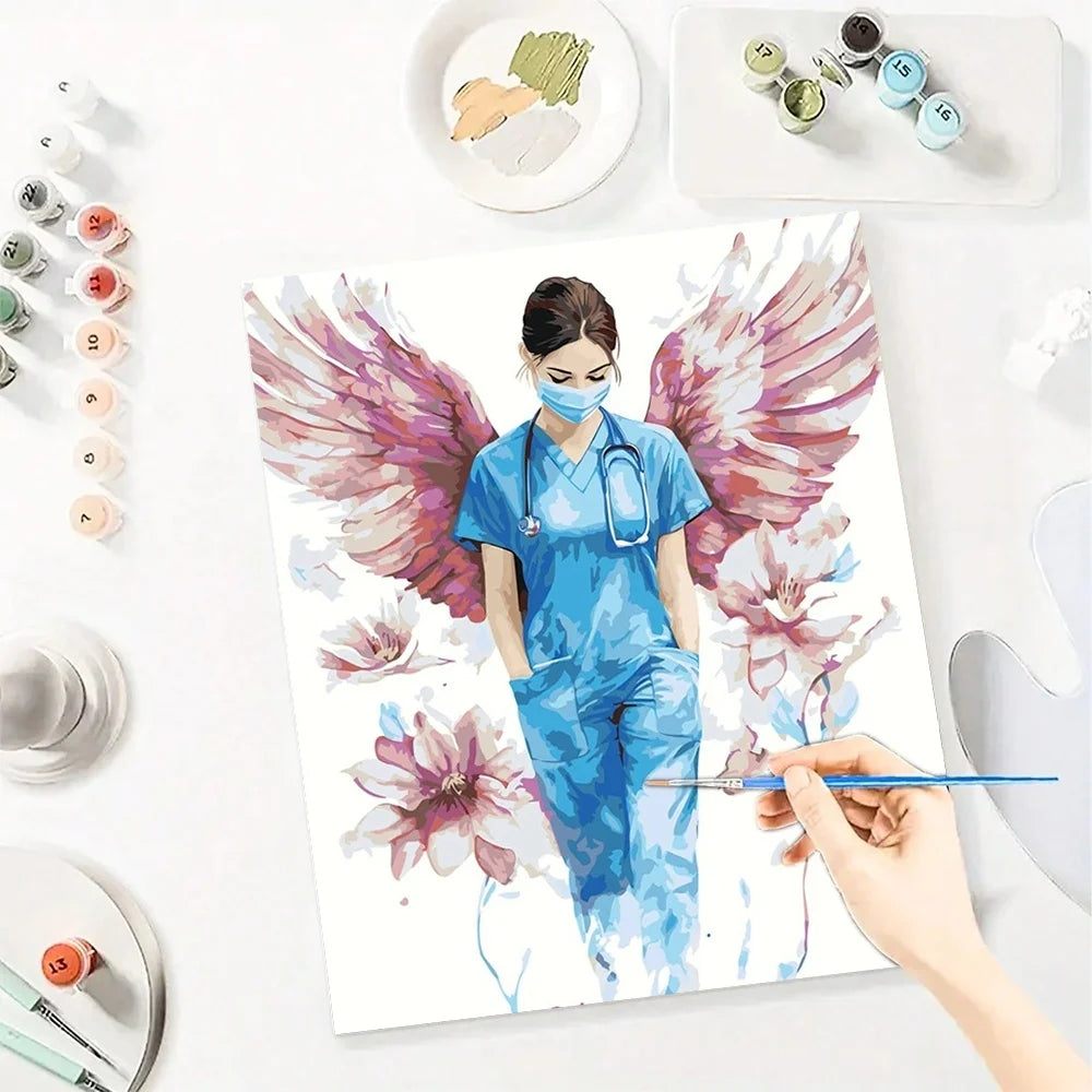 Angel Paint By Numbers For Adult Diy Art