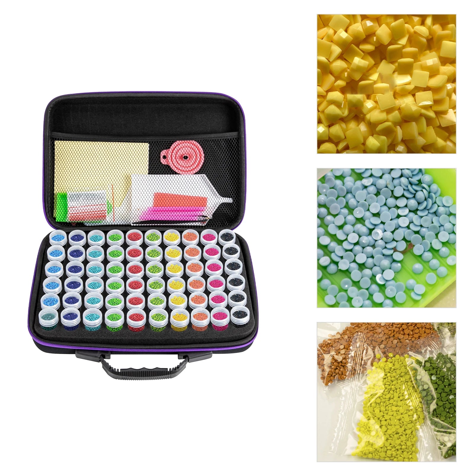 60 Diamond Painting Storage Boxes Bead Organiser Tray Art Beads Embroidery Case