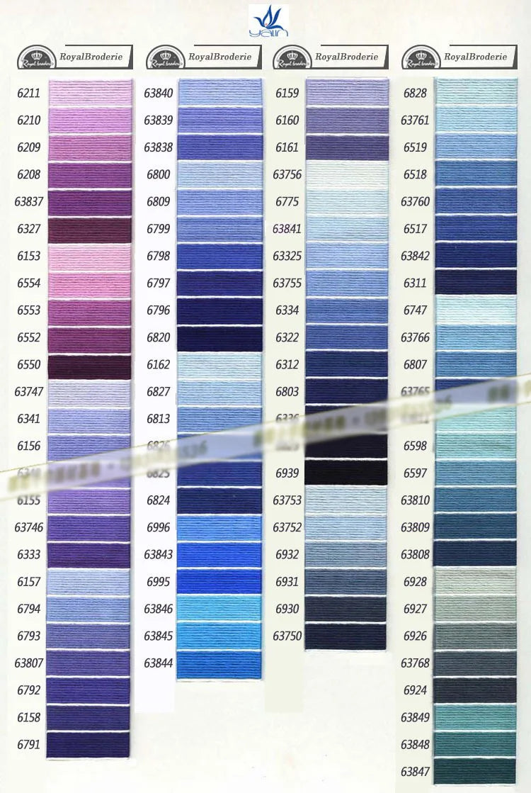 High Quality Cross stitch Floss Embroidery thread ,447 color