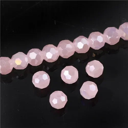 Round Spacer Glass Beads For Jewelry Making DIY Accessories