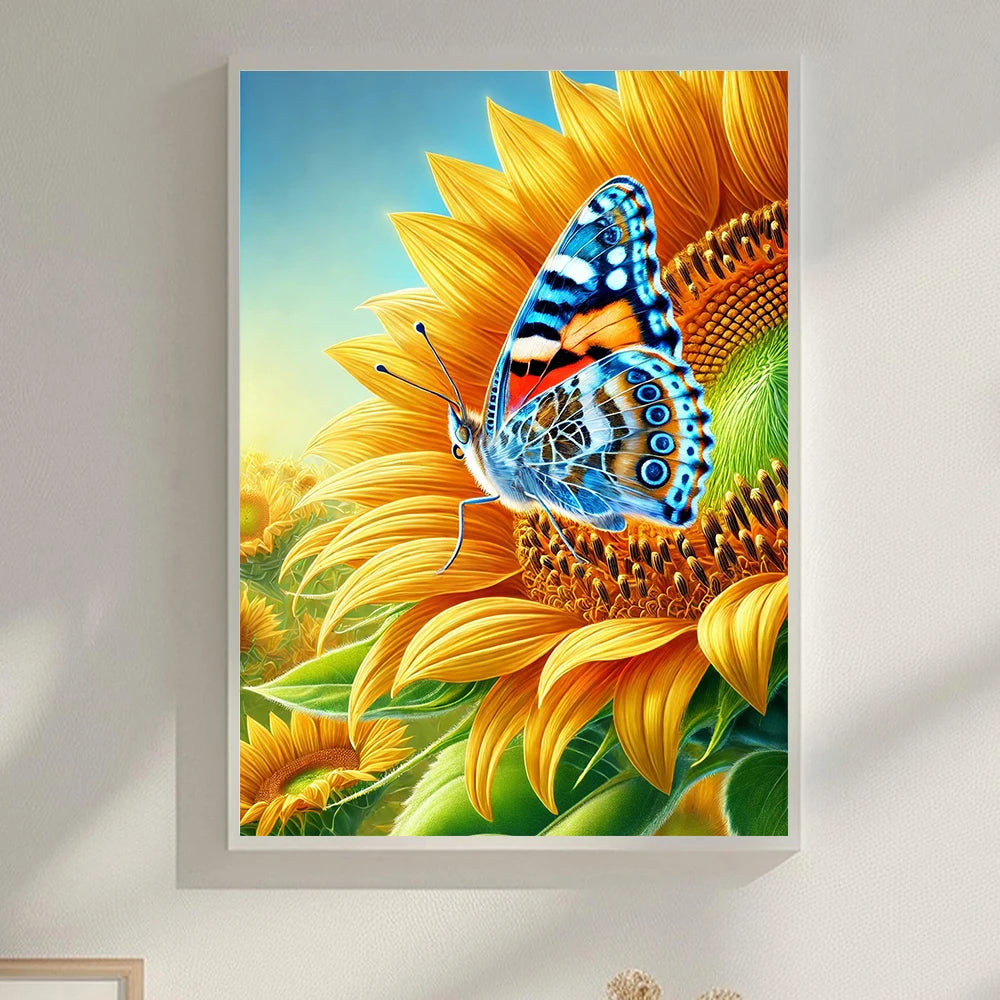 5D Diamond Painting Kit DIY Crafts Cross Stitch Sunflowers  Embroidery