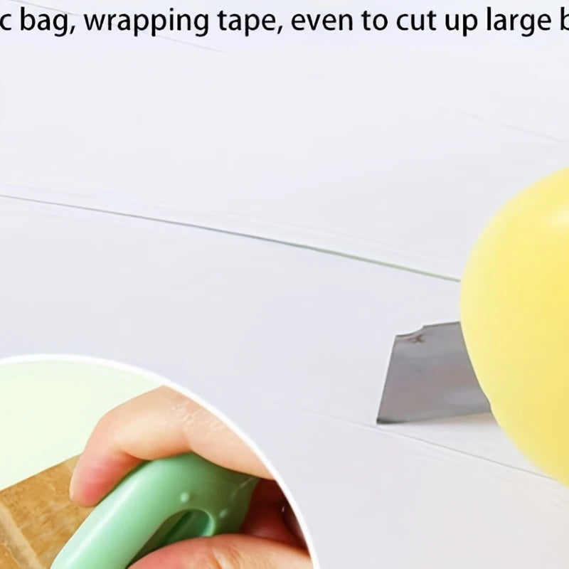4pcs mini unboxing knives with retractable letter openers