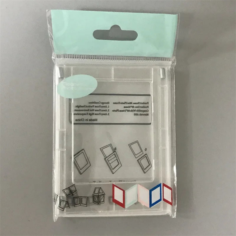 3-inch minimalist Polaroid photo frame with magnetic transparent acrylic photo card display