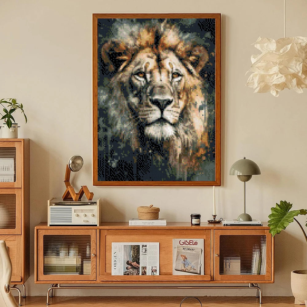 5D DIY Diamond Painting Animal Tiger Diamond Embroidery Painting Kits
