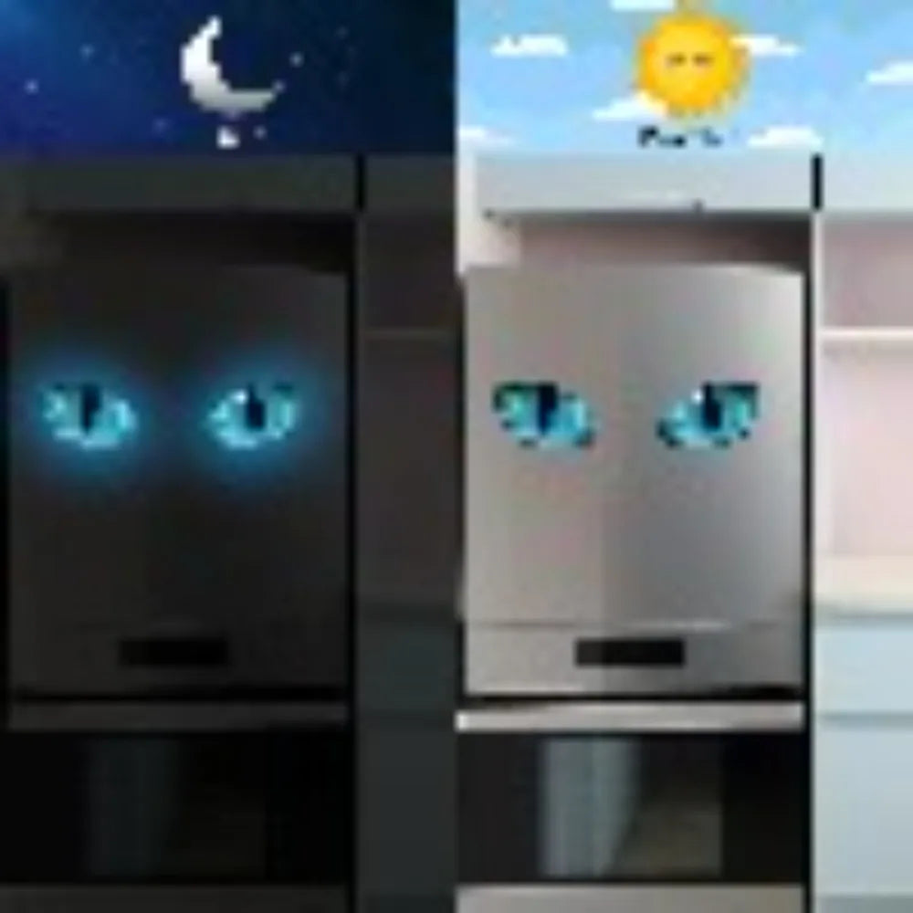 Luminous Blue Eye Wall Decals - Glow In Dark  stickers  For Home Office Kitchenor kids Decor