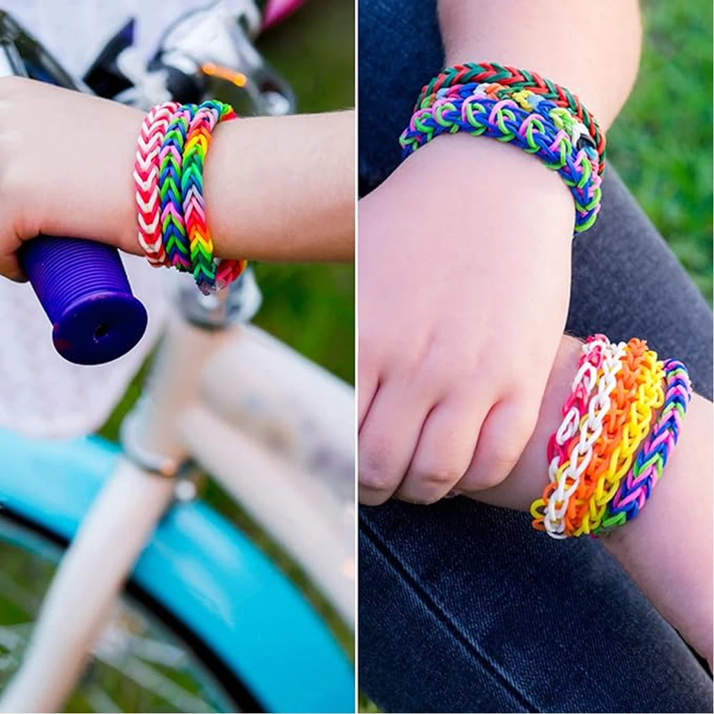 Creative rubber band Weaving Machine Kit - DIY colorful craft rubber band bracelets
