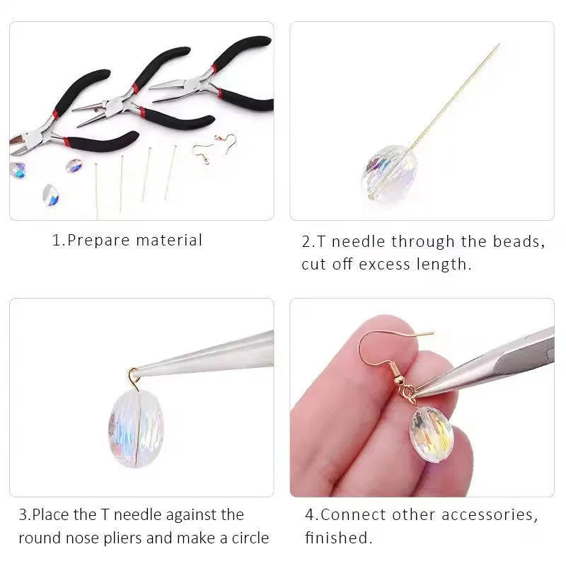 20/25/30/40/50mm Stainless Steel Flat Head Pins Earrings