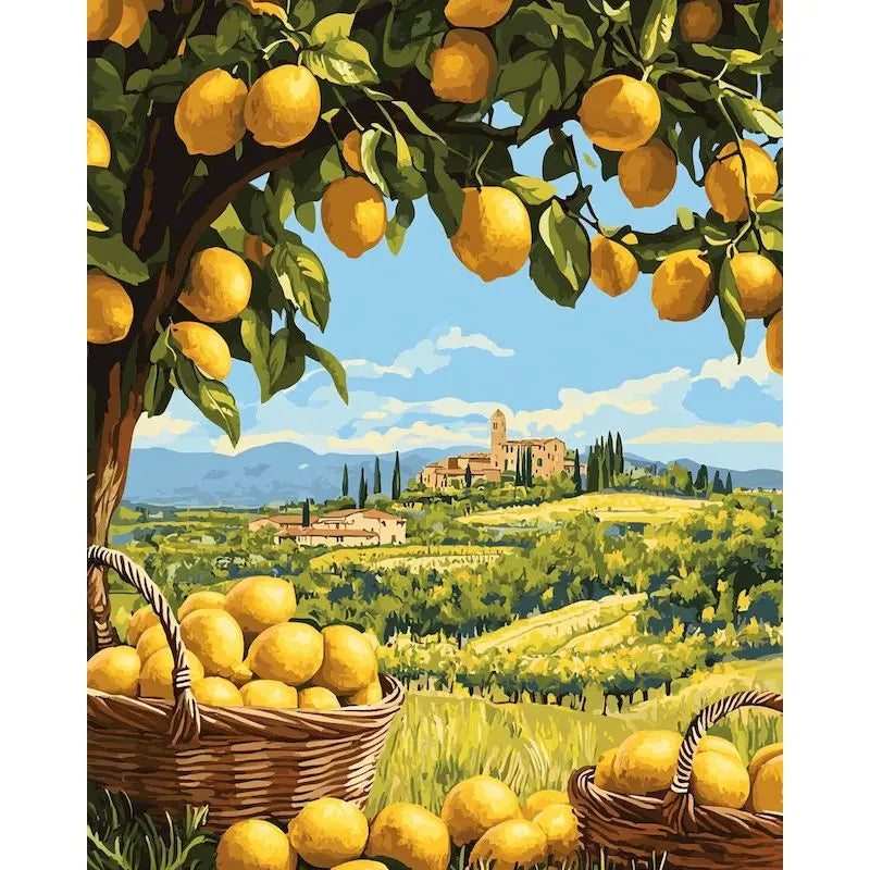 DIY Tree Diamond Painting Landscape Door Craft Kit Full Round Square Diamond Embroidery.