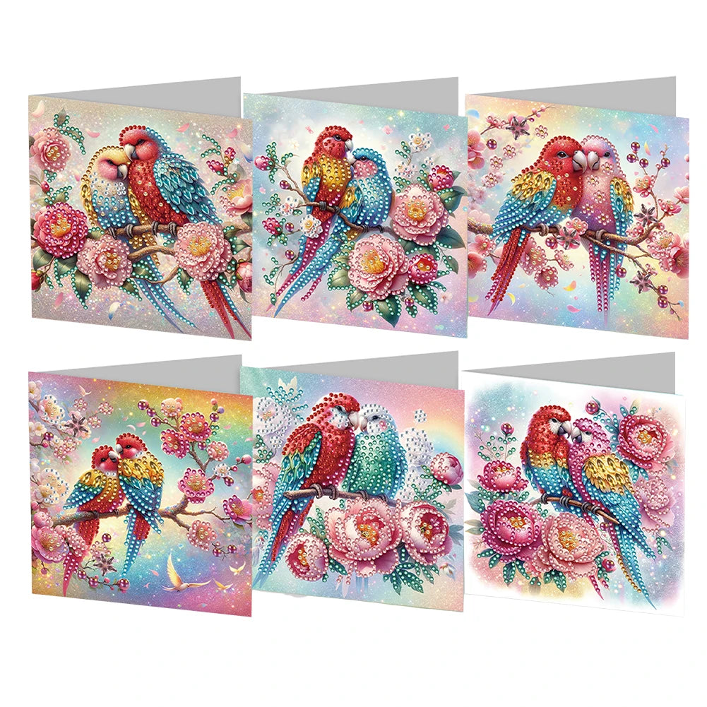 DIY Christmas Greeting Cards 12pc Diamond Painting Kits