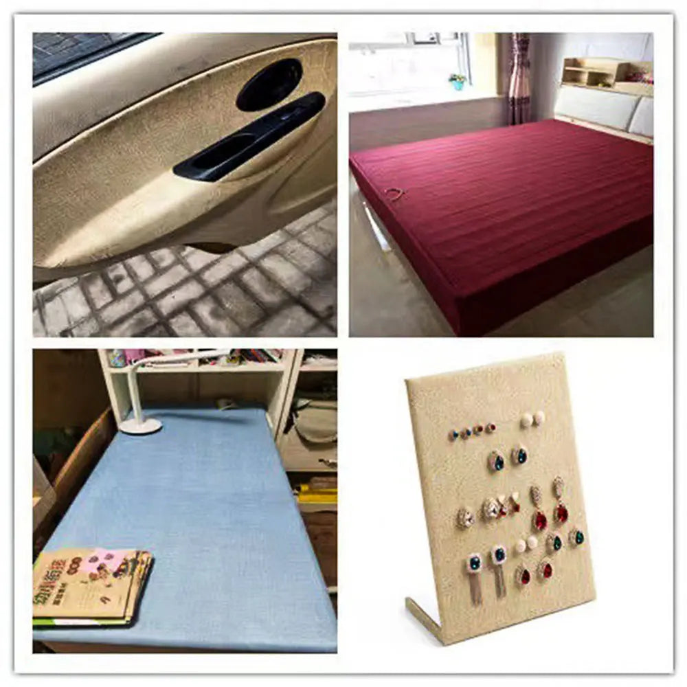 Self Adhesive Linen Fabric
