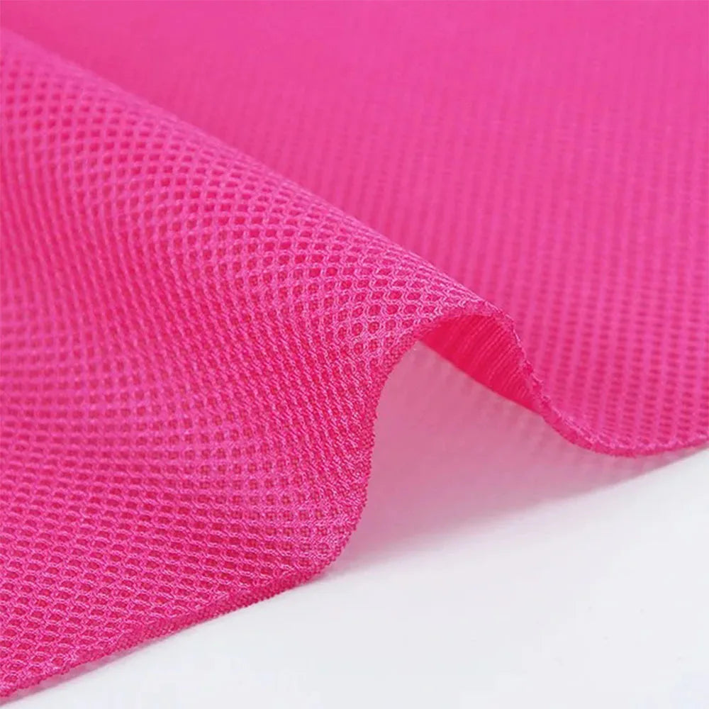 Breathable 3D Mesh Fabric Air Layer Solid Color