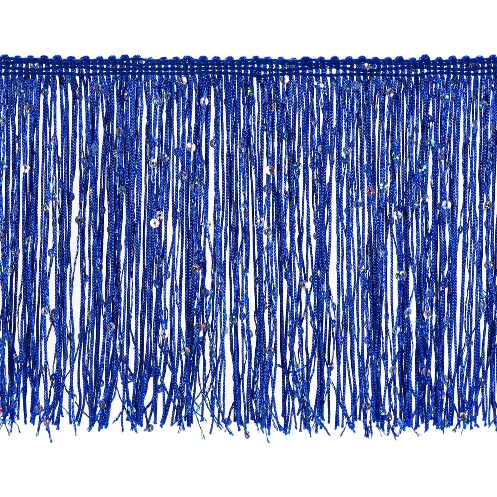 1Yard/5.5Yard of 15cm Sequin Fringe Trim Sparkling DIY Fringe Tassel Trim Ribbon for Costume Clothes DIY Sewing Craft Decoration