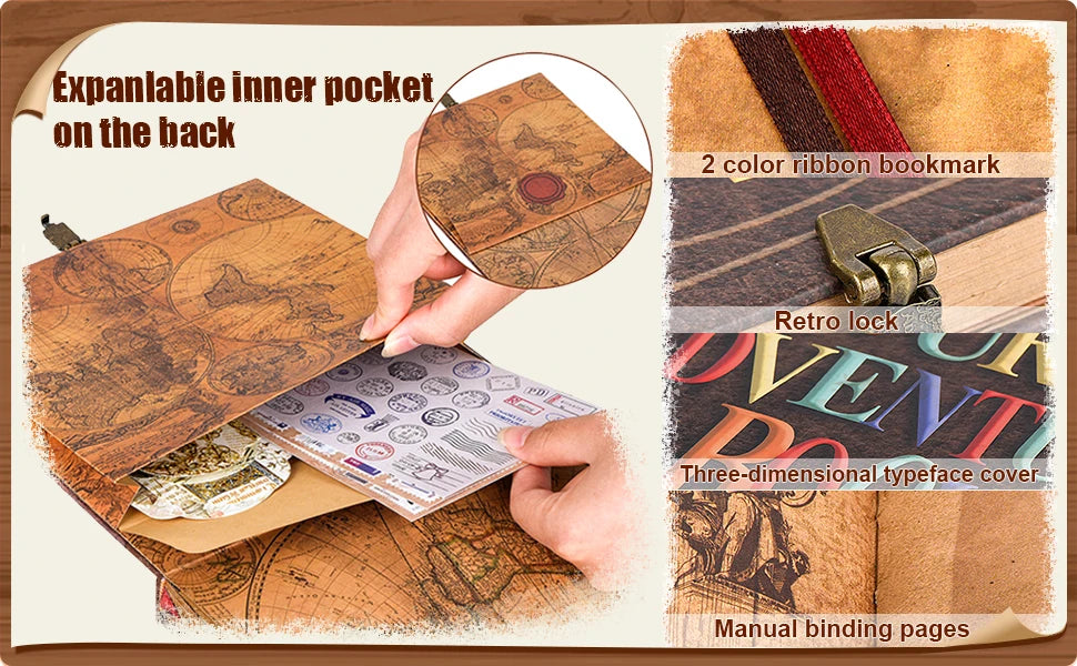 Our Adventure Book 146 Page Diy Handmade Photo Album Scrapbook