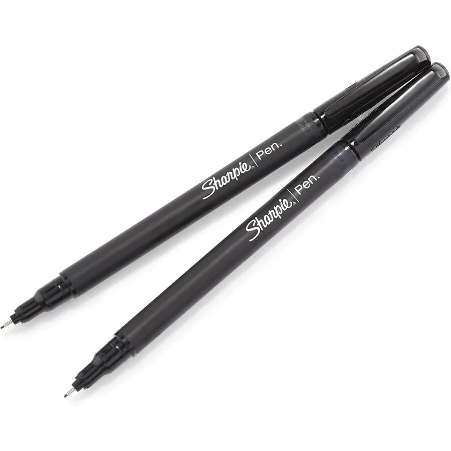 Sharpie Felt Tip Pens Fine Tip Markers for Journaling Art Drawing and Detailed Writing on Various Surfaces Bla