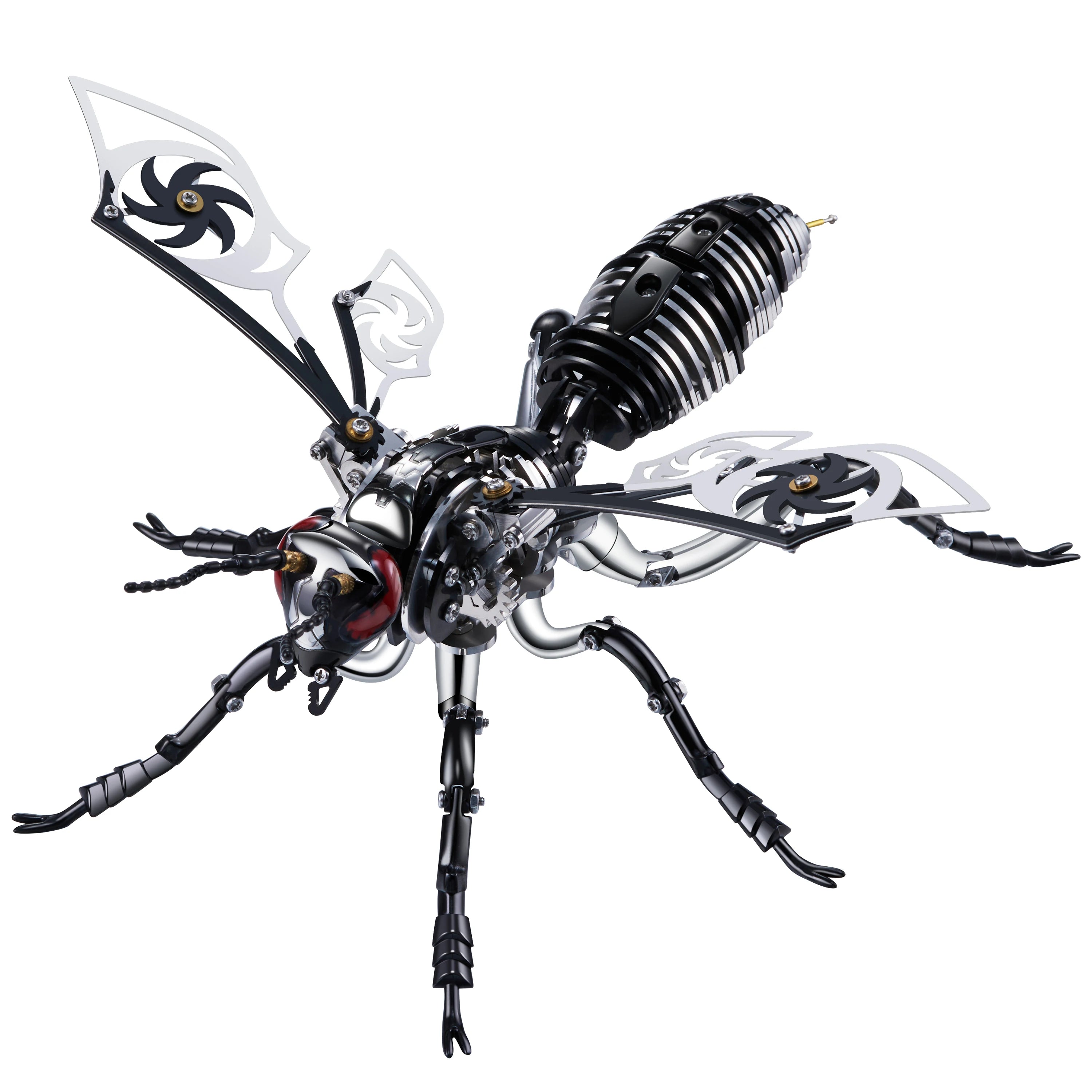 Large Wasp 3D Puzzle Metal Assembly Model Mechanical lnsect Toy for Boy Kids