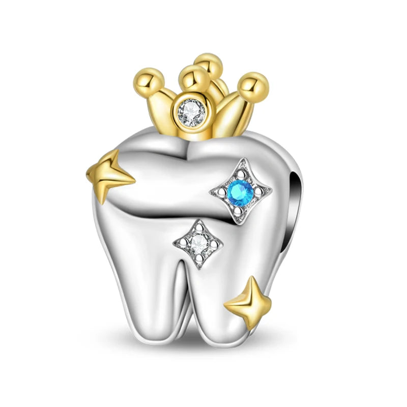 Original 925 Sterling Silver Charm Beads Medical Series