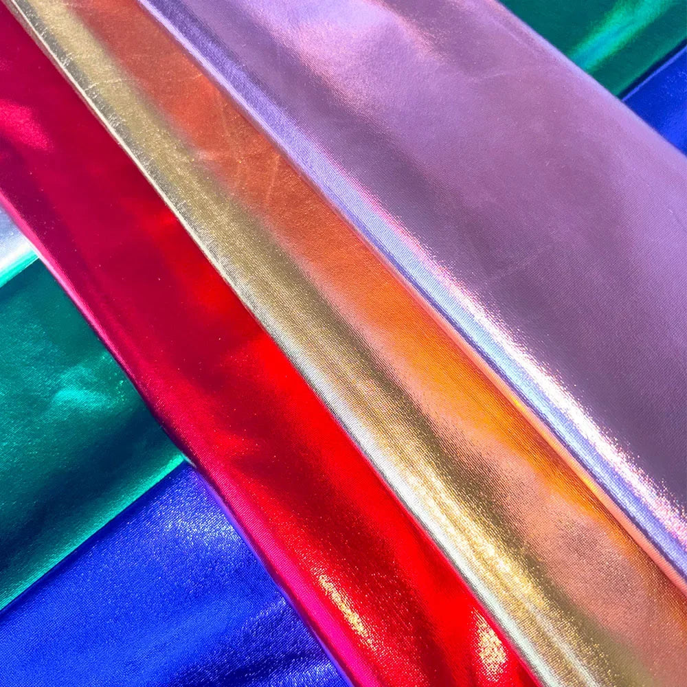 59in x 19in Stretch Shiny Gold Foil Bronzing Spandex .