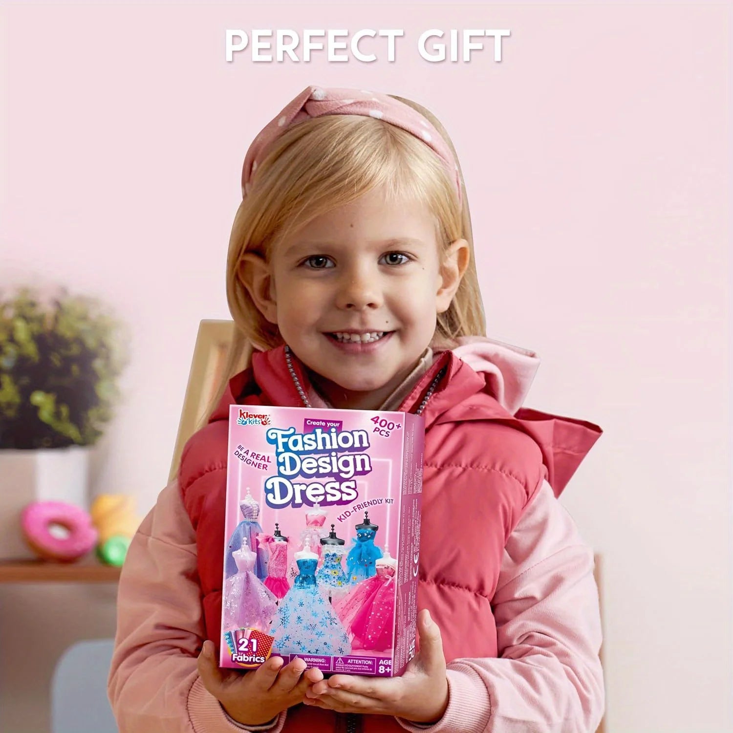 400+PCS Crafts for Kids Art and  DIY Sewing Kits, Birthday Gift