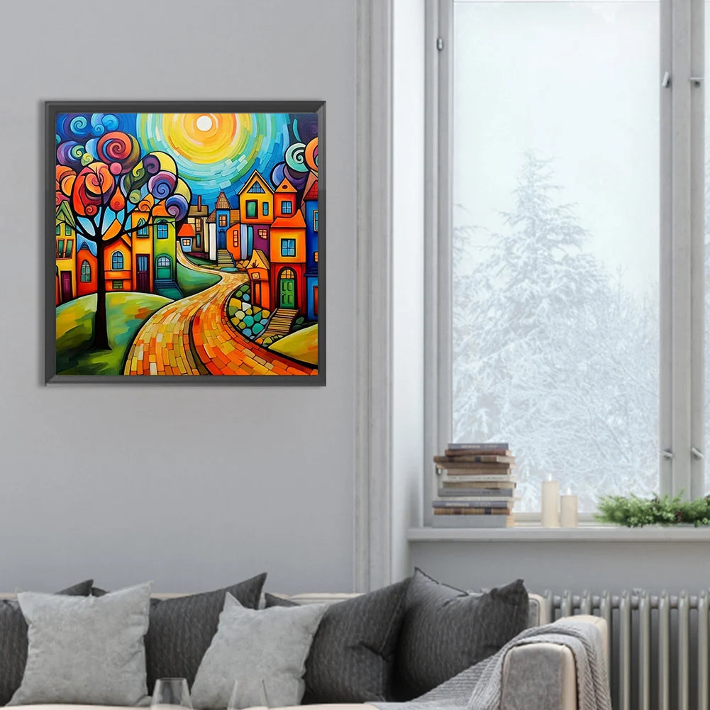 New 5D Diamond Painting Street Shops