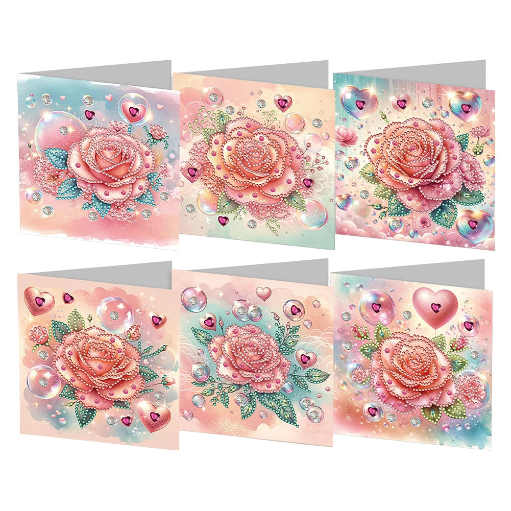 DIY Christmas Greeting Cards 12pc Diamond Painting Kits