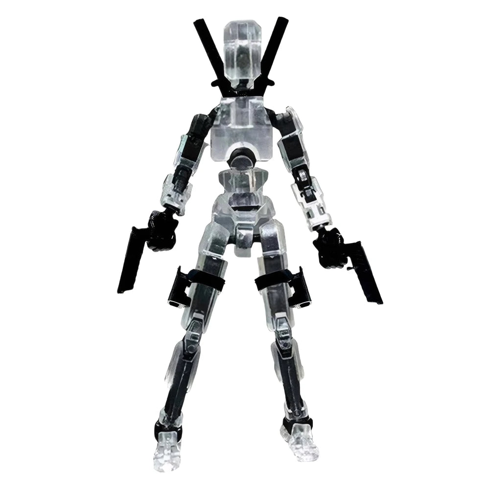 3D Printed Action Figure Multi-Jointed Action Figures Assembly