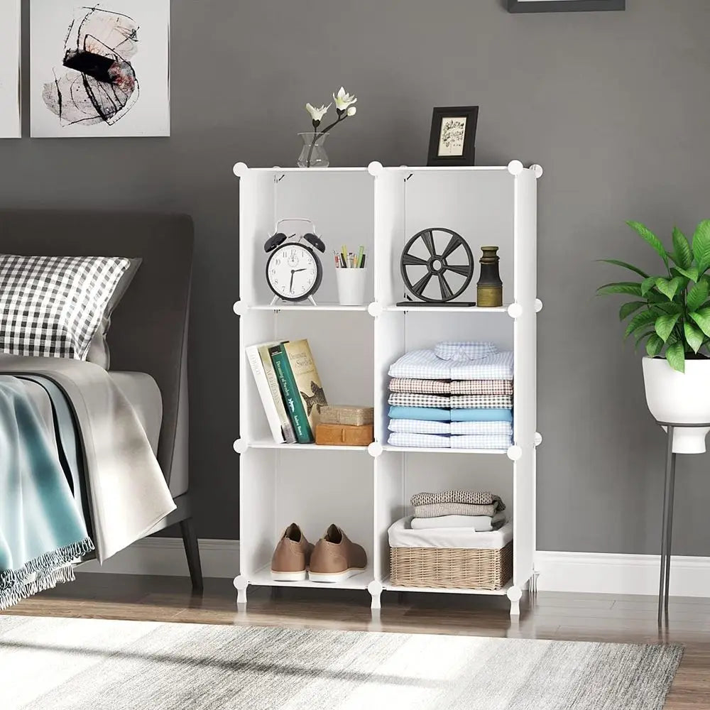 Cube Storage Organizer, Shelves, perfect for crafting accessories such as yarn and needles.