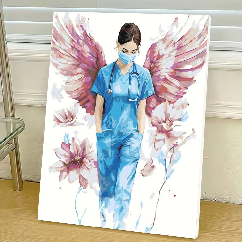 Angel Paint By Numbers For Adult Diy Art