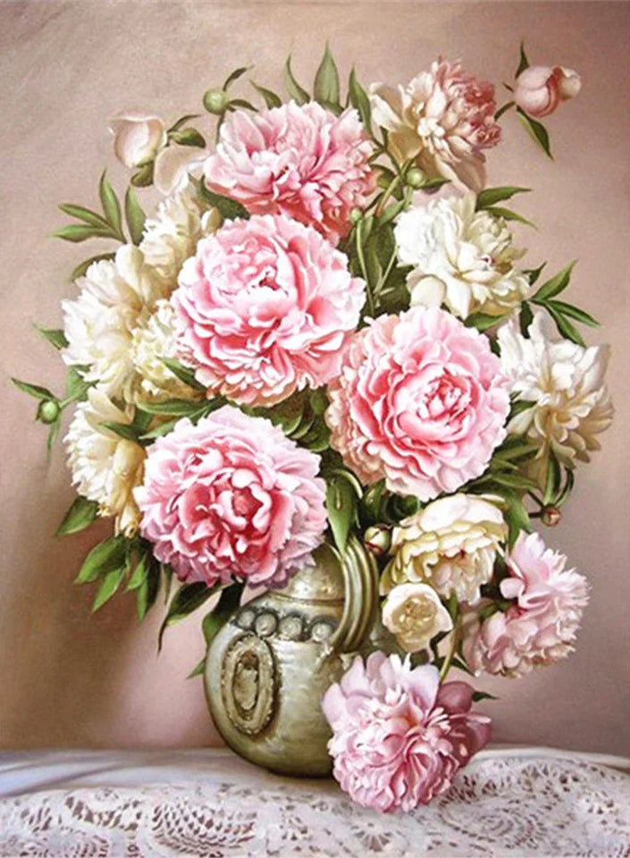 5D 120 Colors AB Fairy Dust Diamond Painting Flowers Mosaic Kits Full Square Round Embroidery DIY Gift Home Decoration