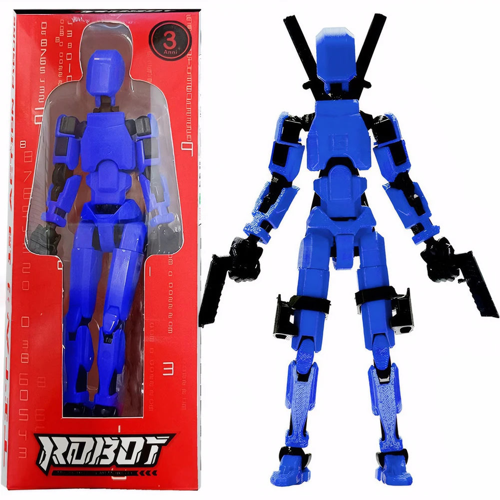 3D Printed Action Figure Multi-Jointed Action Figures Assembly