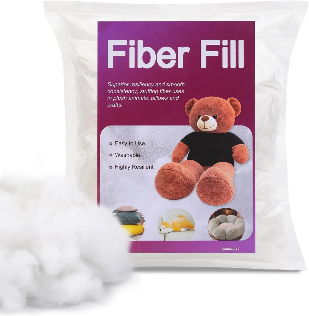 Polyfill Stuffing Fiber Fill White High Resilience Premium Fiberfill Crochet Stuffing