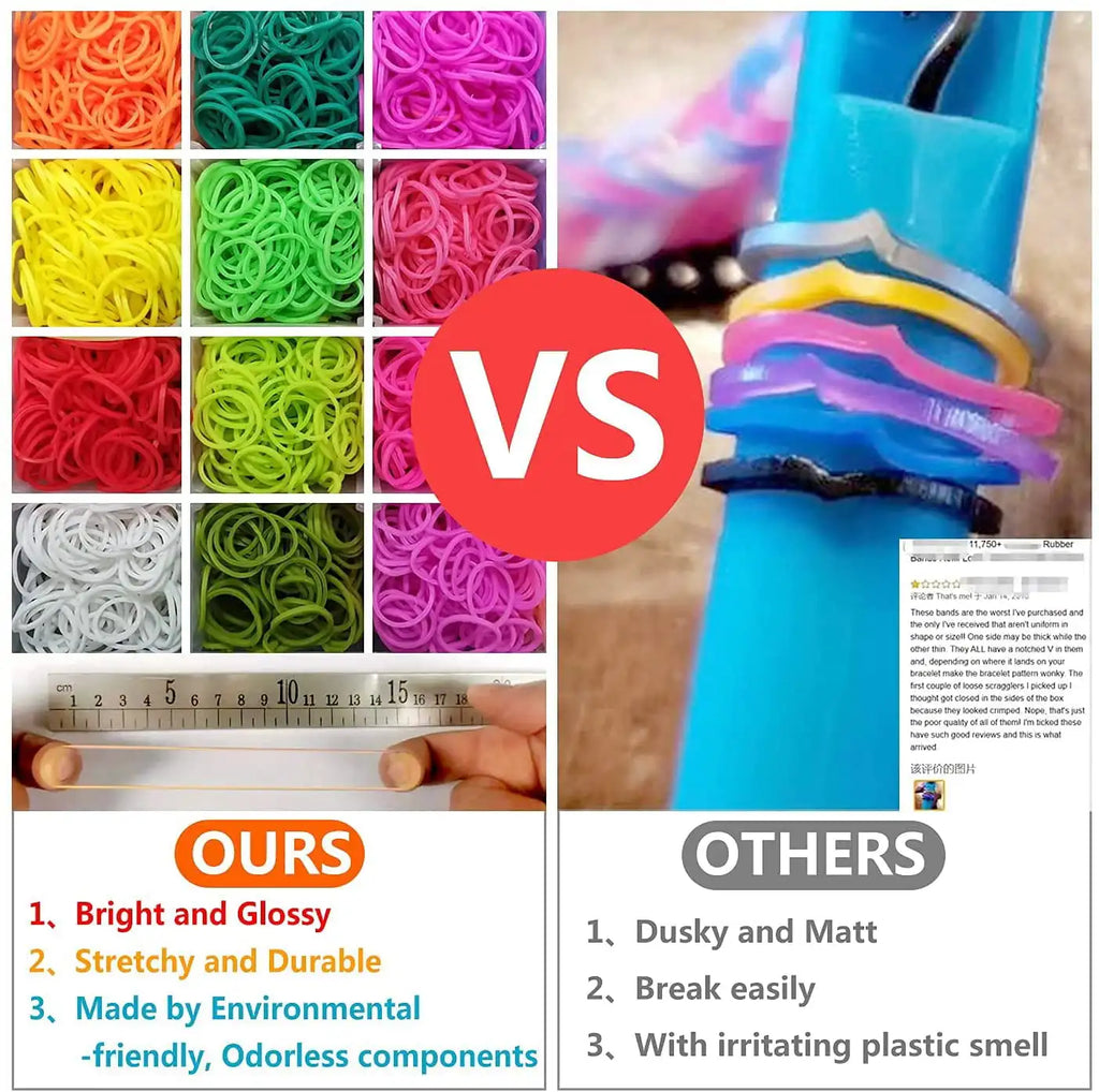 4500+ Rubber Band Bracelet Making Kit, Friendship Bracelets Making Kit Gifts