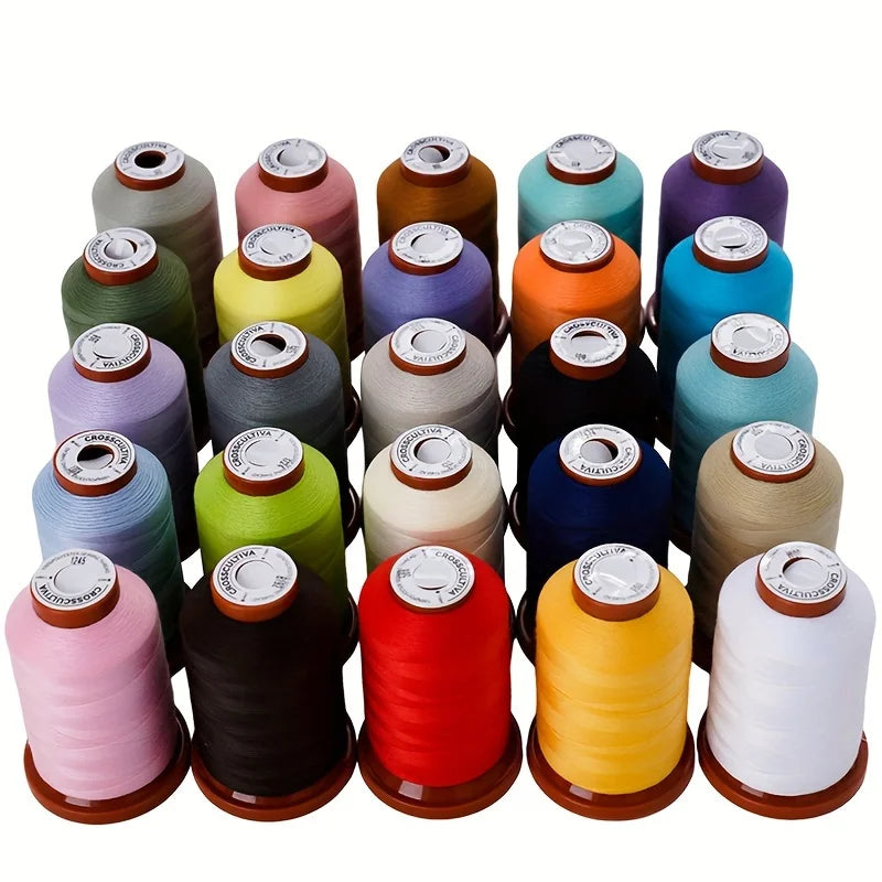 Sewing Threads Kits, 25 Colors 1100 Yards Per Spools